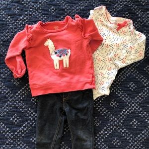 Carters Baby Girl Cardigan Set